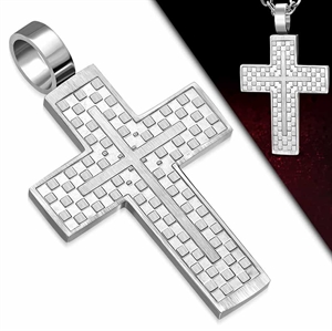 "Cross steel" Halssmykke.