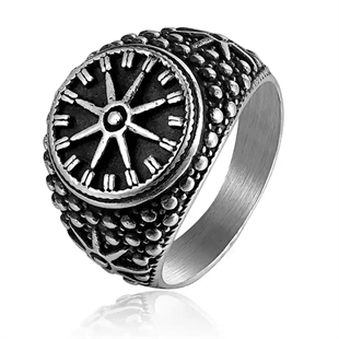 Nordic Biker Ring – 316L Rustfritt Stål