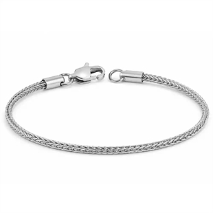 Minimalistisk armband i edelstål 2,5 mm – Moderne Rope Chain