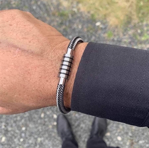 Pulse rustfritt stål armbånd