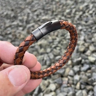 Lærarmbånd Mørk brun