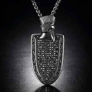 Gothic anheng halskjede "S"