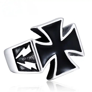 Jernkorset herrering i rustfritt stål