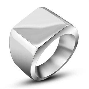 Rustfritt stål XL herre-ring