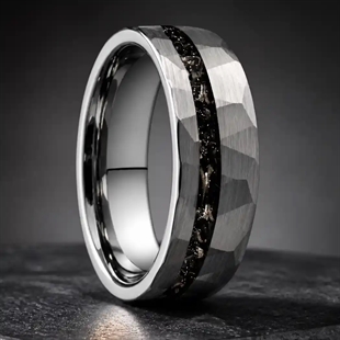 Aurelio herrering i matt tungsten – 6 eller 8 mm