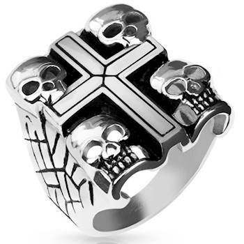 "Design ring" 4 times skull.