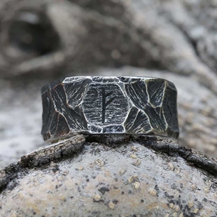 Old Viking / Ring i rustfritt stål