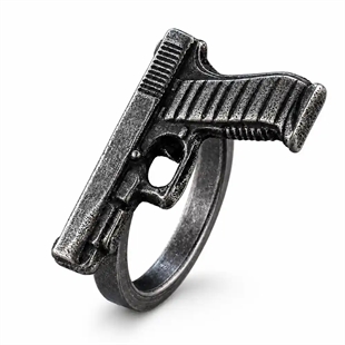 Maverick – oksidert statementring med rått design