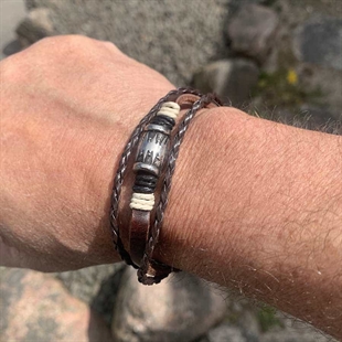 Armbånd "Stylish Leather". 