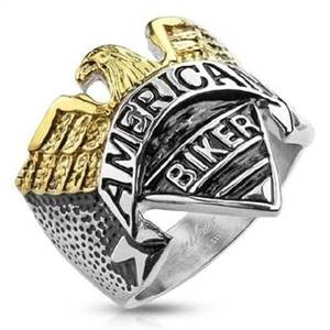 Menns ring American Biker "Eagle"