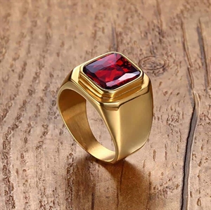 "RD" forgylt ring