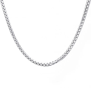 Steel Core Chain – 3mm herrehalskjede i 316L stål (60 cm)
