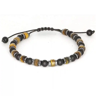 Armbåndsett – Lærarmbånd & Perlearmbånd i maskulint design