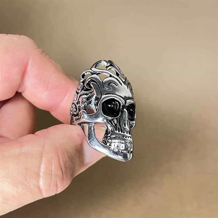 Kranium skull menns ring XL