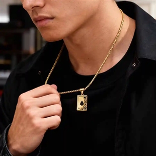 Spar Es halskjede old school 55cm