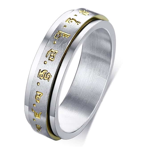 Buddhistisk spinnring 316L