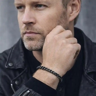 stålarmband til menn