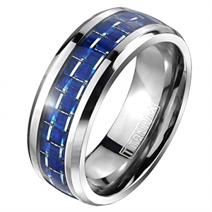 Titanium menns ring