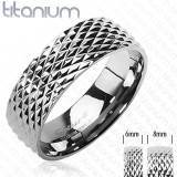 "Titanium" Ring som forlovelse eller enkeltvis.