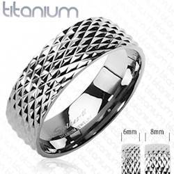 "Titanium" Ring som forlovelse eller enkeltvis.