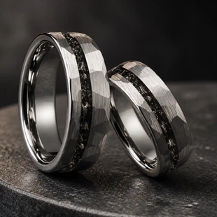 vielsesring i tungsten