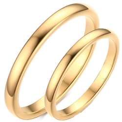 Tungsten forlovelsesring "Golden"